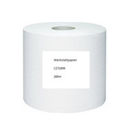 Putztuchrolle Weiß Putztuch 200M 24Cm 1,6Kg Blatt Putzpapier Werkstatt 2-Lagig