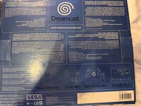 Sega Dreamcast White Console FAULTY Spares Or Repair Sold As Seen Boxed