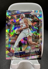 2025 Prizm WNBA #72 Kiki Iriafen Ice Prizms - Washington Mystics