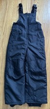 Champion C9 Kid's Black Snow Pants Bibs Size Youth Sm 6-7 Ski