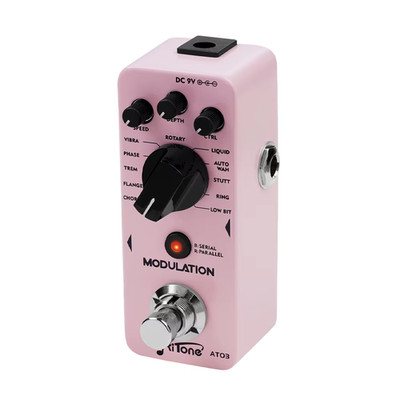 AITONE Series AT-03 Modulation Guitar Pedal 11 Mode Classic Modulation Effect Di