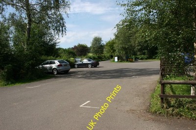 Photo A2 Car park, Loch of the Lowes Visitor Centre Birnam Looking acros c2015