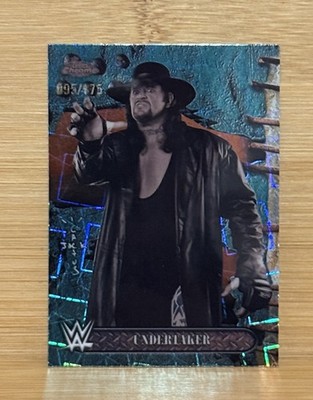 2025 Topps Chrome WWE x Cactus Jack WrestleMania Undertaker Aqua Laser 95/175