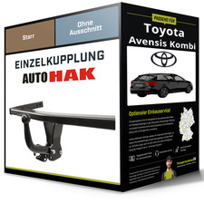 Starre Anhängerkupplung für TOYOTA Avensis Kombi 2009-2018 Typ T27 Auto Hak NEU