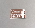 VINTAGE FENDER GUITAR MUSIC BAND PORCELAIN SIGN CAR GAS TRUCK OIL MOTORCYCLE