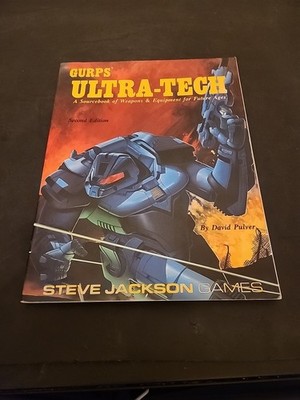 GURPS Ultra-Tech - Steve Jackson Games David Pulver Science Fiction Future 