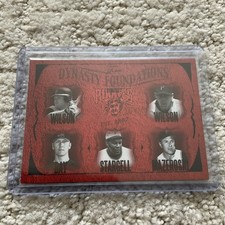 2005 Flair Dynasty Foundations RARE Pirates Wilson Wilson Day Limited 111/500