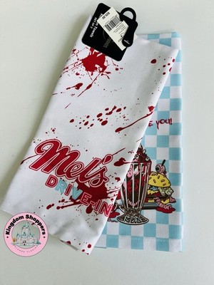 2025 Universal HHN Halloween Horror Nights Mel s Die In Diner Kitchen Towel Set