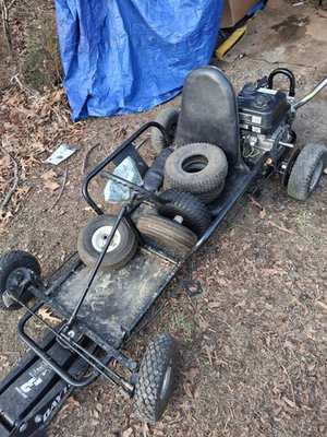 #ad Custom Go Kart with 212cc HEMI Predator Gas Engine Pull Start Recoil Starter $400.00
