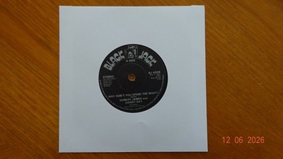SHIRLEY JAMES AND DANNY RAY--WHY DON'T YOU SPEND THE NIGHT?--7''VINYL SINGLE--VG+
