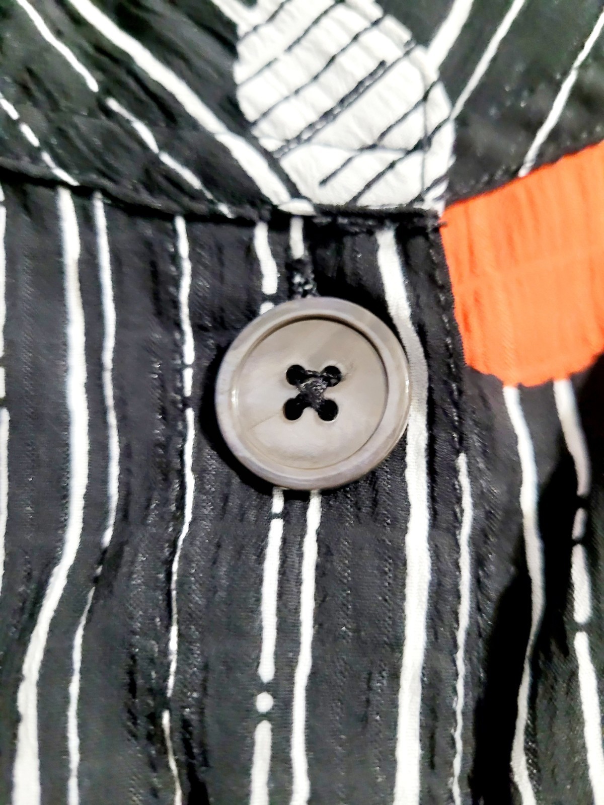 John Mark Size Medium Artsy Button Front Long Tun… - image 13