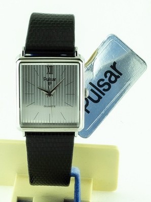 RARE VINTAGE PULSAR Quartz Dress WATCH Y481-5709 Japan - Brand New NOS