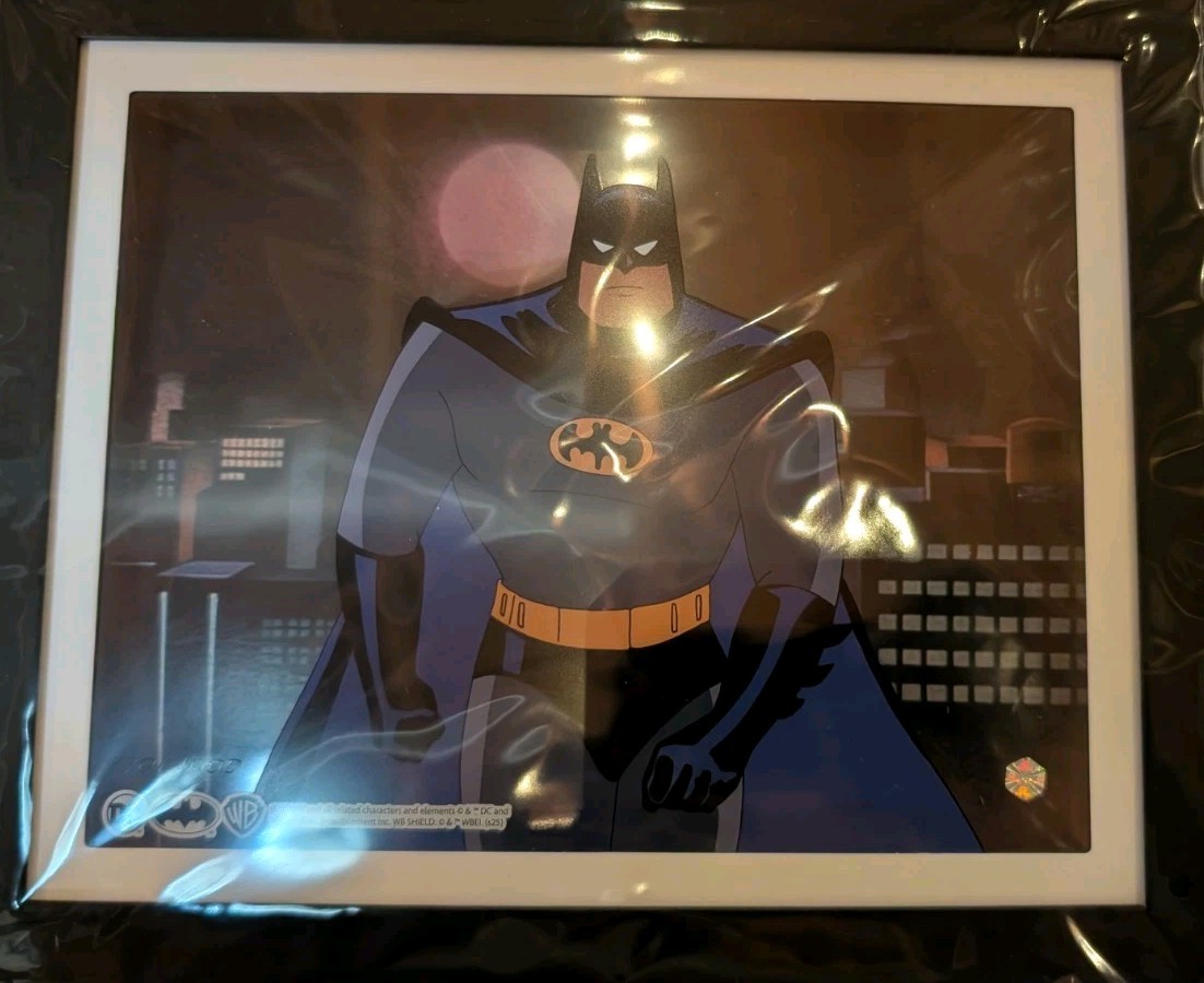SDCC 2025 DC Comics Batman Animated Pop Art Animation Cel Mystery