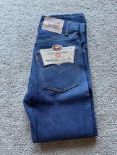 Levi  s Vintage 1981 Saddleman 517 NWT 27x28 Denim Jeans NOS Orange Tab