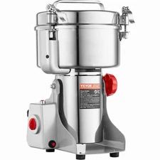 2000g Electric Grain Mill Grinder, High Speed 3400W Commercial Spice Grinders, S