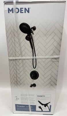 #ad #ad MOEN Graeden 82137BL Magnetix 1 handle Multi head 6.75 in Round Bathtub and $157.25