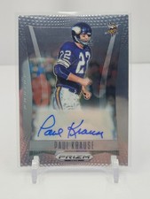 PAUL KRAUSE 2024 PRIZM DECA AUTOGRAPH! MINNESOTA VIKINGS!