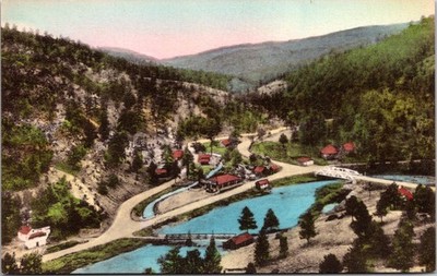 Vintage Postcard Decker's Springs Fishing Resort Deckers Colorado CO G1