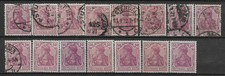 Deutsches Reich GERMANIA 146 tolles Lot 15 Werte in allen Erhaltungen