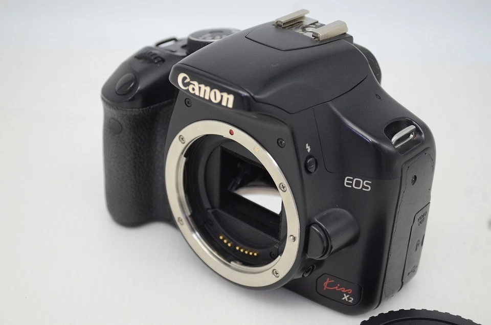 Canon EOS Kiss X2 / Rebel XSi / 450D 12.2MP Digital Camera Black Body #251113c - Image 2 of 4