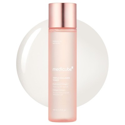 medicube Triple Collagen Toner Deep Hydration Plump Skin Radiance Elasticity