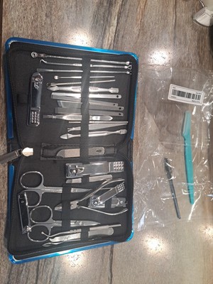 Manicure Set Pro Nail Clipper Kit-29 Pieces Stainless Steel Manicure Kit New