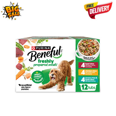 Purina Beneful Wet Dog Food Variety Pack Freshly Prepared Meals Gravy