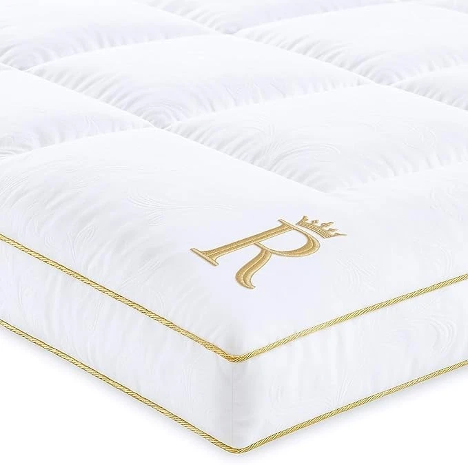 Twin Size Mattress Topper Twin - 8-23 Inches Deep Pocket, 400 TC Cotton Extra...