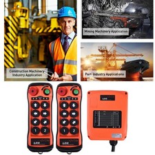 12V-110V AC/DC Hoist Industrial Wireless Radio Remote Control Crane Lift Switch