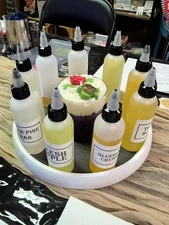 20 Pcs 4 Oz Plastic Squeeze Condiment Bottles With Twist-on