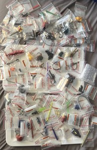 Huge Mixed Accessory Lot: Vintage Toy Missiles Swords EXTRA PARTS FODDER REPAIR