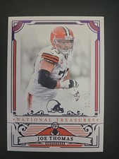 2025 Panini National Treasures Joe Thomas Purple /75 #23 Cleveland Browns JL