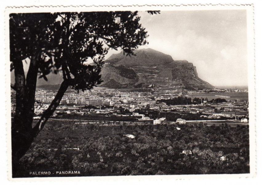 26-04373 - PALERMO - PANORAMA VIAGGIATA 1950