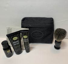 The Art of Shaving 4 Piece Kit Unscented with Pouch New
