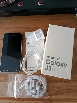 Samsung Galaxy J3 (2016) Duos SM-J320F/DS -8GB- Schwarz Neuwertig Top-Zustand!!