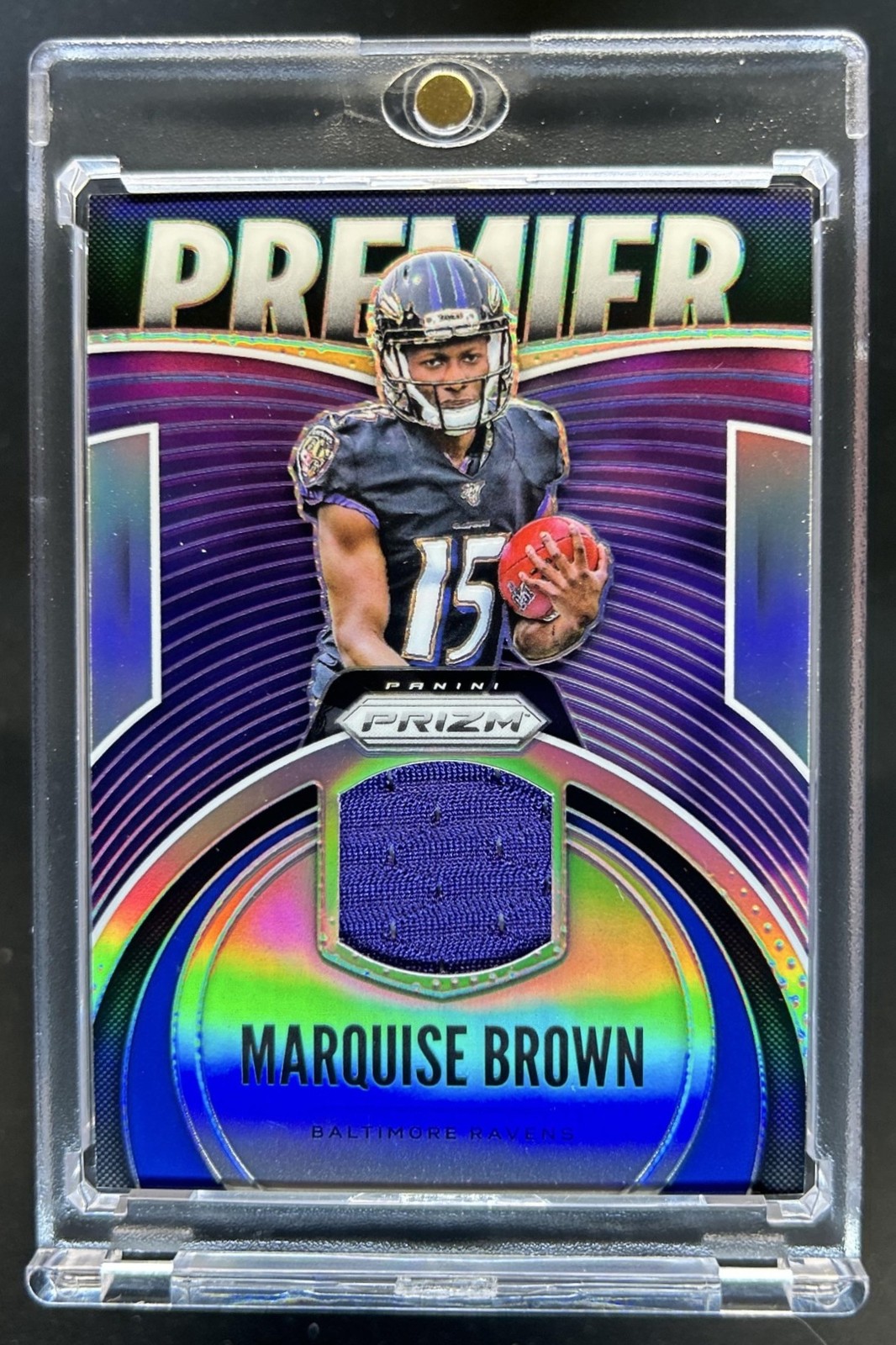 Marquise Brown Panini Prizm Premier Jerseys Relics #PJMBR Base