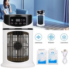 Portable Air Conditioner Air Cooler Fan Cooling Fan Mini Mobile AC 6 Wind Speeds