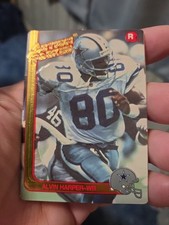 1991 Action Packed Rookie Update #8 Alvin Harper Dallas Cowboys Football Card. rookie card picture