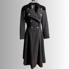 Vintage Edwardian Mantel Viktorianisch Wollmantel Wintermantel