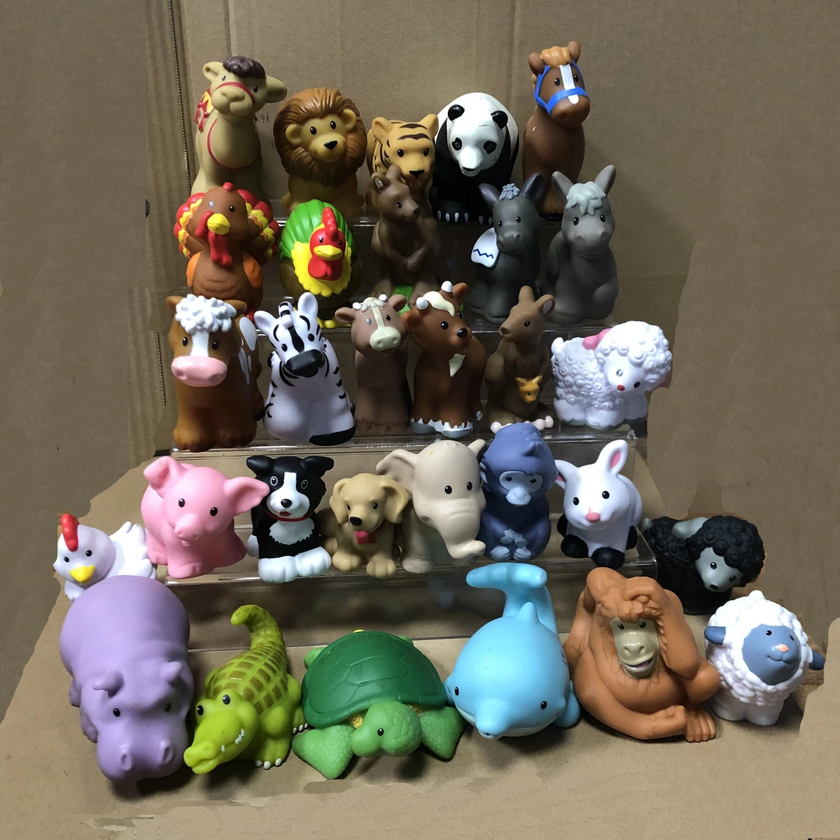Figurine al atoire 10 pi ces Fisher Price Little People Farm Zoo Talker Animal F