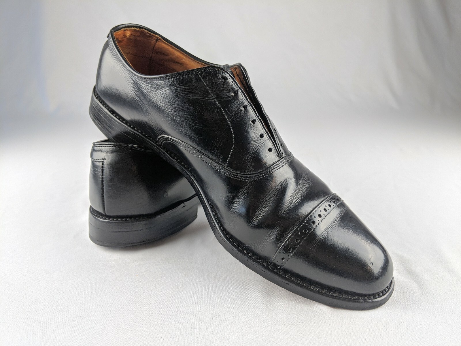 Allen Edmonds “Byron” Men's Dress Shoes Size 11D Blac… - Gem