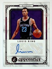 2020-21 Chronicles Excalibur Apprentice Red Auto Kings RC #APR-LKG Louis King