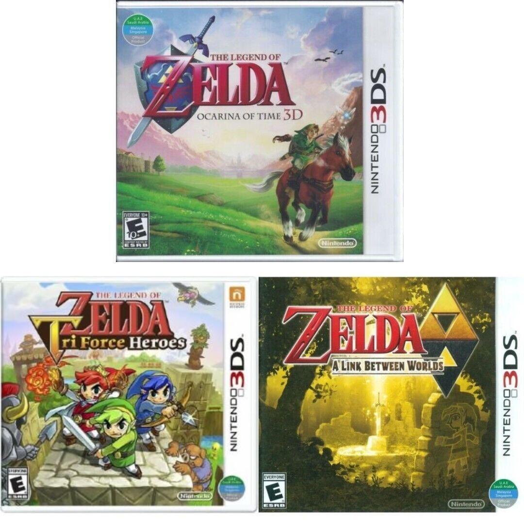 The Legend of Zelda: Ocarina of Time 3D+Tri Force Heroes+A Link