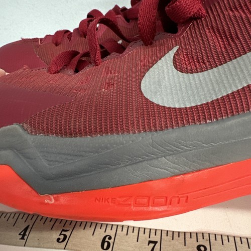 Nike Zoom Hyperquickness 599519 600 preowned US Size 12 Red/Orange Excellent - Picture 14 of 15