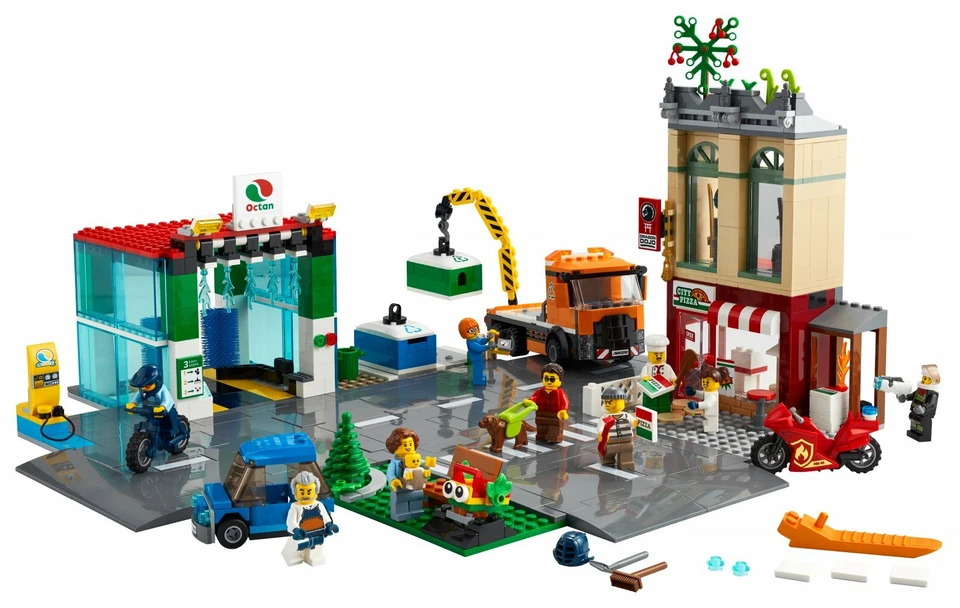 LEGO 60292 City Series Town Center Ayuda a los niños a convertirse en maestros constructores 790 piezas Foto 4 de 4