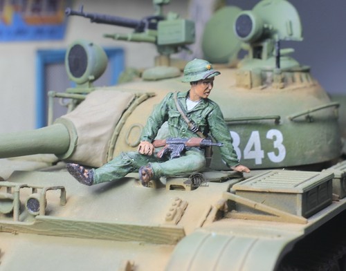 PreSale Set 06 Pro-Painted 1:35 NVA Tank riders Vietnam war - Picture 7 of 12