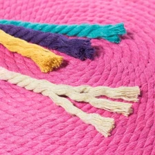 Twisted Cotton Rope - 1/4" Inch Rope in 10, 25, 50, and 100 Feet - Solid Colors