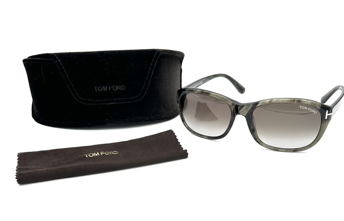 TOM FORD London TF396 20B Sunglasses, Gray Tortoise Shell Frame 