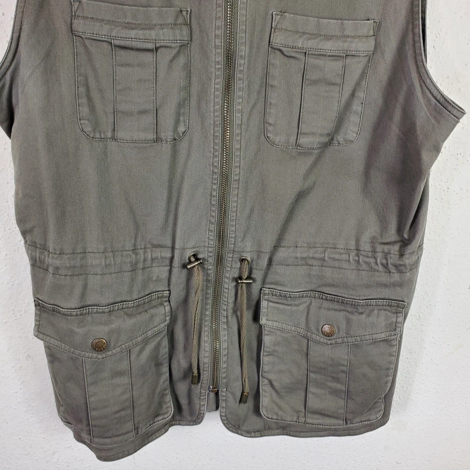 Gander Mountain Guide Series Chaleco Utilitario Chaqueta Mujer L Verde Pesca Exterior Foto 2 de 4