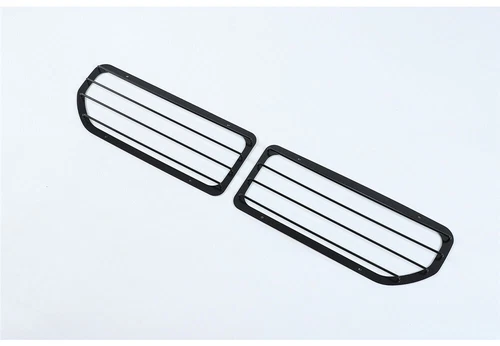 Para Suzuki Jimny JB64 JB74 2019-2021 Hierro Negro Luz Trasera Lámpara Cubierta Protector Borde - Imagen 8 de 12